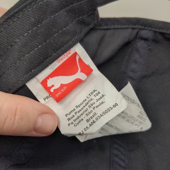 Puma Men's Slideback Scuderia Ferrari Hat Black Size OS Graphic Logo Emblem - Picture 8 of 9